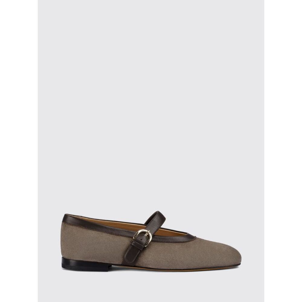 Doucal's Women Doucal's Mary Jane Suede Flats With Strap